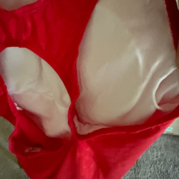 Athletic Girls' One Piece Swimsuit, Infinity Splice Thick Strap Bathing Suit- 14 - Picture 7 of 8